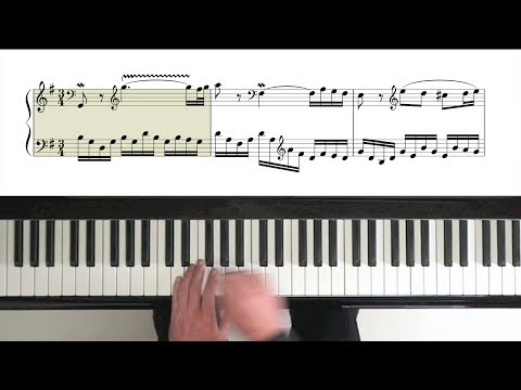 Bach Goldberg Variations “Variation 14” with Score - P. Barton FEURICH piano