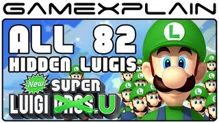 All 82 Hidden Luigi Locations in New Super Luigi U (Wii U Secrets)