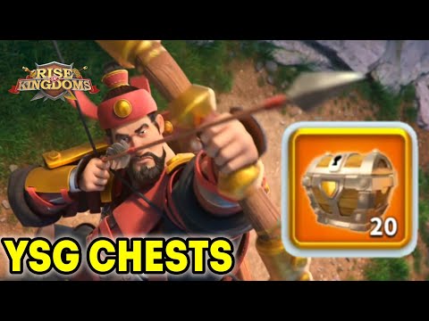 Rise of kingdoms - how many sculptures in 20 YSG chests