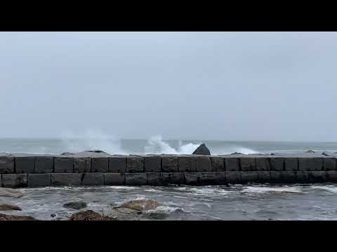 Breakwater Eastern Point Gloucester MA Jan 5 2021