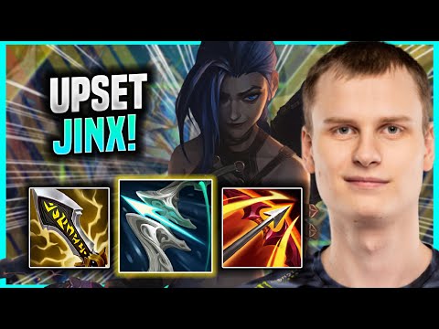 UPSET IS A MONSTER WITH JINX! - FNC Upset Plays Jinx ADC vs Aphelios! | Preseason 2022