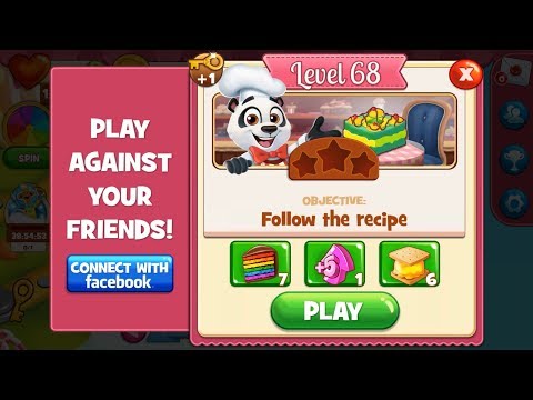 Cookie Jam Level 68 HD 1080p