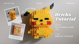 Download lagu How to Build Pikachu Pokemon Building Blocks | Bricks Make a Wise Life M3048 Tutorial mp3