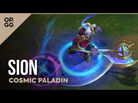 League of Legends Cosmic Paladin Sion OP.GG Skin Review