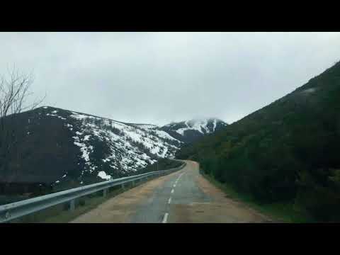 Driving route in Picos de Europa
