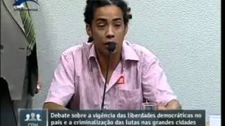 Audiência no Senado discute criminalizarão dos movimentos sociais