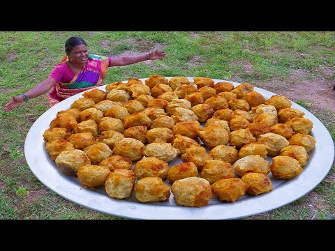 TASTY !! Sweet Bonda Recipe | Easy Sweet Recipes | Village Cooking | Side Dish Recipes