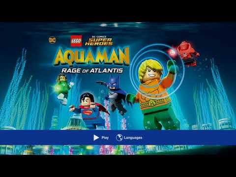LEGO DC Super Heroes Aquaman Rage Of Atlantis DVD Menu
