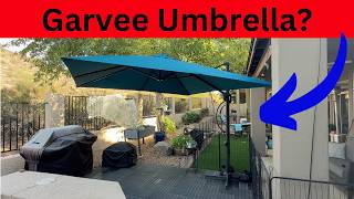 Garvee Cantilever Patio Umbrella 10x10 ft