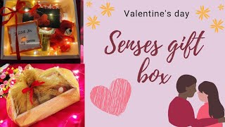 5 Senses gift box for valentine's day ❤️ | #gift #valentinesday #valentinesdaygift #handmade #diy