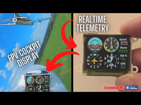 Onboard REALTIME Telemetry Cockpit Display | DJI FPV RC Freewing Avanti EDF JET | FIRST FLIGHT !