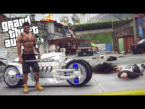SI TORNA IN GUERRA, RUBO UNA MOTO RARA - GTA 5 MOD VITA DA GANGSTER⁵ #28