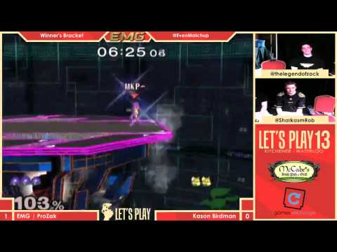 Let's Play 13 - Kason Birdman vs EMG | Prozak - Melee Singles Bracket