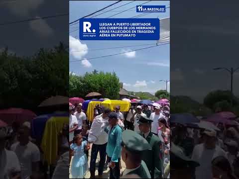Llegan a Puerto Libertador los cuerpos de los hermanos Arias fallecidos en tragedia