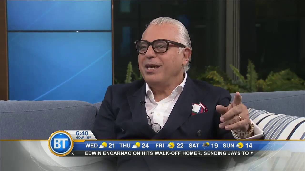 Joe Mimran discussing his career in fashion and business