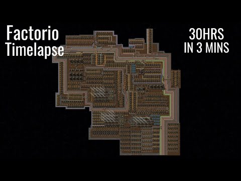 Factorio Timelapse - Space Block | 4K