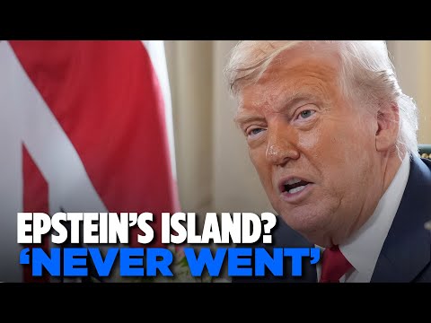 Trump: 'I Never Went To' Epstein's Private Island | TRENDING