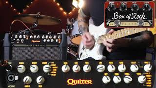 Video thumbnail for Quilter Mach 2 8 inch - Blues played on a ZVEX "Box of Rock"  through a Fender Strat by QuilterLabs
