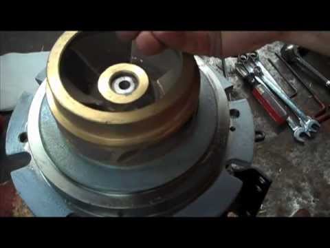 Pump seal change installation repair how to tutorial rebuild close coupled motor mounted 4380 1531