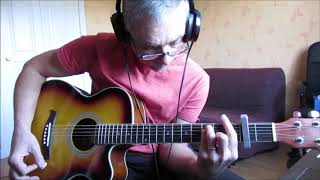 message personnel(Frany§oise Hardy) cover guitare acoustique  + tutoriel