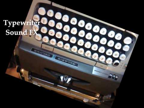 Typewriter Sound Effects