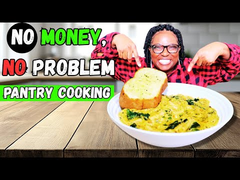 Zero Spend Dinner Using Only What I Already Had | Pantry Cooking