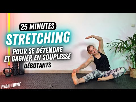 FULL STRETCHING CLASS 🙏🏼 GAIN FLEXIBILITY and RELAX - FlashFitHome