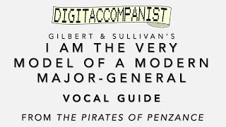 Modern Major-General's Song (Vocal Guide) – Digital Accompaniment