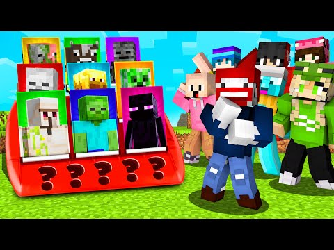 ZUFÄLLIGES BAUEN YOUTUBER BATTLE (Benx, Elina, Ebru, Gambo, Candy, Flauschi) | Minecraft