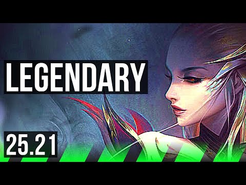 EVELYNN vs MASTER YI (JGL) | 10/0/8, Legendary | KR Master | 25.21