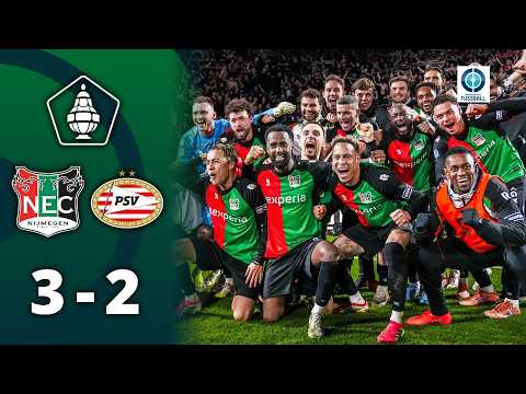 Pokal-Sensation gegen PSV! Nijmegen trotz Schiri-Pech im Finale | NEC Nijmegen - PSV Eindhoven