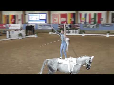 Deutsche Meisterschaft München 2025 - Einzelvoltigieren - Gianna Ronca