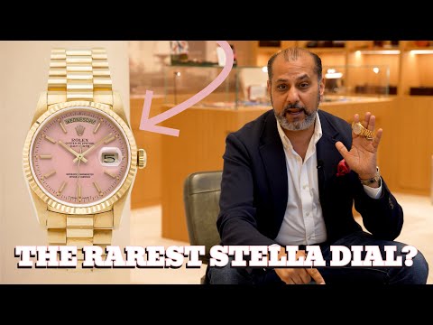 One of the RAREST Rolex Day-Date Stella ever produced: The Lilac