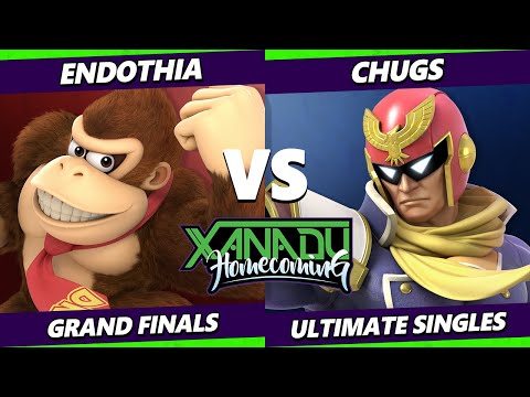 Xanadu Homecoming GRAND FINALS - Endothia (Donkey Kong) Vs. Chugs (Captain Falcon) Smash Ultimate