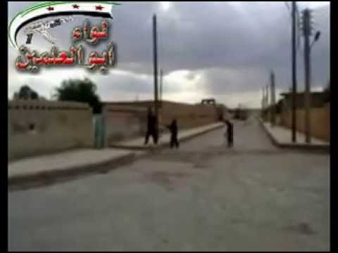 التصدي للطيران الحربي على جبهة اللواء 93 في الرقة من قبل لواء أبو العلمين