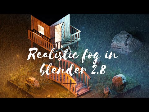 How to create realistic fog in blender? | Blender quick tip with audio instructions | Blender 2.8