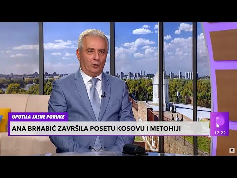 JASNE PORUKE ANE BRNABIĆ - Svaka poseta naših zvaničnika KiM je nova nada srpskom narodu!