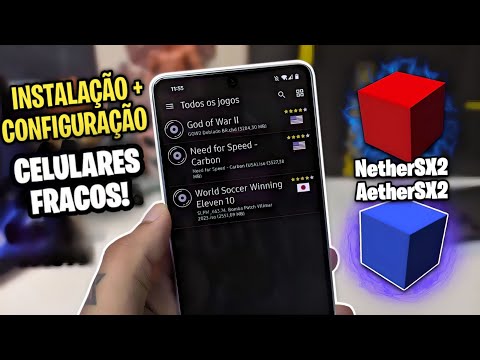 JOGOS de PS2 no CELULAR | NETHERSX2 | AETHERSX2 - Funcionando em Todos os Celulares 32 e 64 Bits!✅