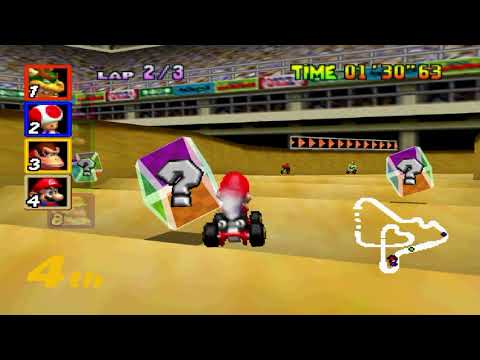 Mario Kart 64 Amped Up v2.96A Star Cup Mirror