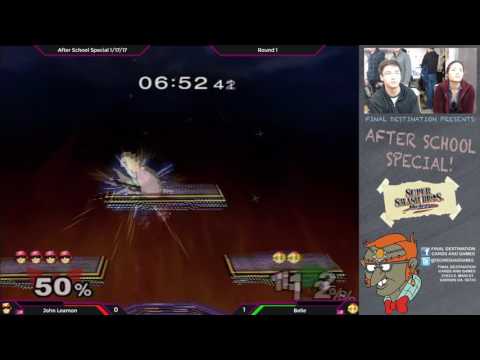 After School Special 1/17/17 - John Lemon (Falcon) vs. Belle (Peach) - SSBM Winners Round 1