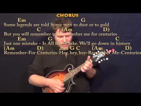 Centuries (Fall Out Boy) Mandolin Cover Lesson with Chords/Lyrics