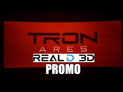 Disney’s Tron: Ares (2025) Please Put on Your REALD 3D Glasses promo