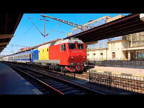 GM64-1227 cu/with IR1662 Iaşi-Bucureşti Nord in Iaşi [60fps]