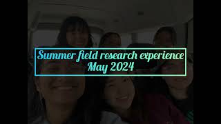 SUMMER RESEARCH EXPERIENCE 2023