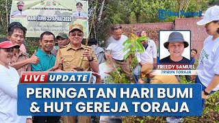HUT ke-78 Gereja Toraja, Pemerintah Kabupaten beserta Para Jemaat Menggelar Aksi Penanaman Pohon