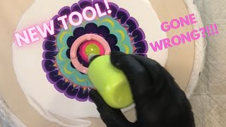 Creative New Pour Painting Tool (Fluid Art Gone Wrong)