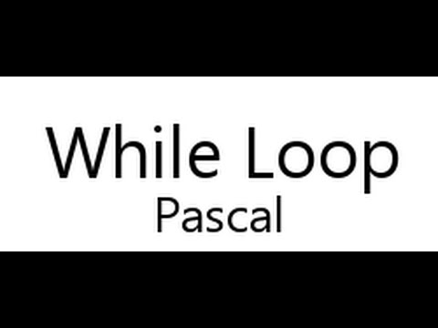 Pascal Tutorial 5 While Loop