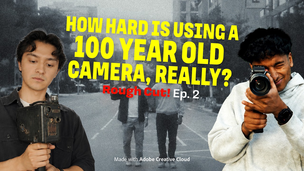 HOW HARD IS USING A 100 YEAR OLD CAMERA, REALLY? | Adobe Creative Cloud