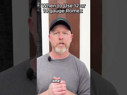 When to use 12/2 and 14/2 Romex in your project #diy #electrical #homeimprovement