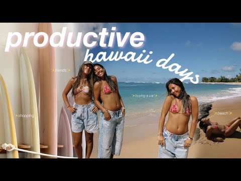 FUN & PRODUCTIVE VLOG 🐚 buying a car, shopping, beach days w friends & more